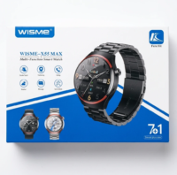ساعت هوشمند VISME 7+1 رنگ خاکستری مدل X55 MAX