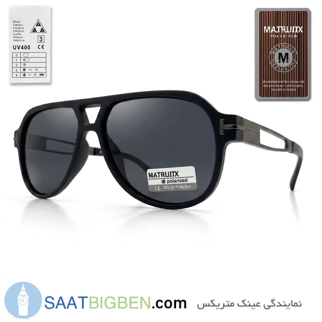 عینک آفتابی ماتریکس MATRUIIX مدل 65T16-141 V مشکی